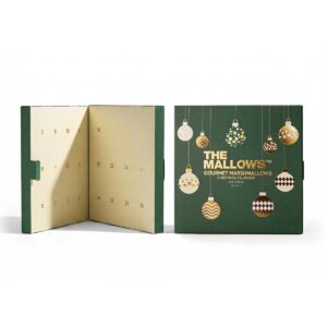 Forside 11 The Mallows Mixed Mallows Christmas Calendar 2026 julekalender jul crispy mallows caramel-filled classic gourmet Denmark marshmallows skumfiduser Emma Bülow