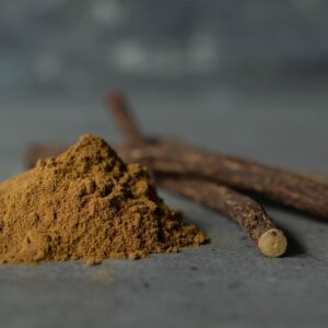 Naturlige og økologiske ingredienser Lakrids pulver granulat
