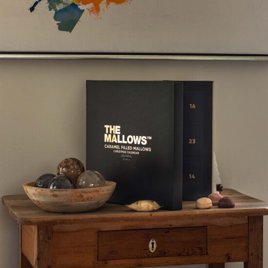 The Mallows julekalender danske firmagaver caramel filled mallows calendar gourmet chokolade skumfiduser flot