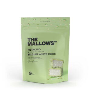 Økologiske skumfiduser Pistachio regular hvid chokolade organic mallows