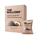 White Chocolate caramel filled mallows hvid chokolade coffee house maldon seasalt skumfiduser gourmet marshmallows espresso peter larsen kaffe