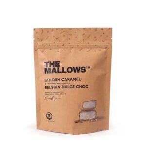 The Mallows pose golden caramel gourmet marshmallows skumfiduser karamel salt dulce chokolade fra Emma Bülow Marshmallows caramel salted dulce chocolate Maldon sea salt