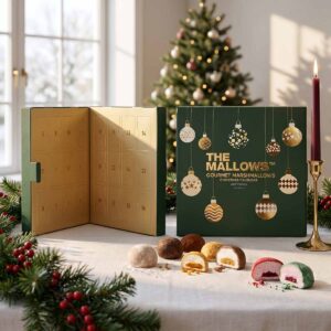 The Mallows Mixed Mallows Christmas Calendar 2026 julekalender jul crispy mallows caramel-filled classic gourmet Denmark marshmallows skumfiduser Emma Bülow