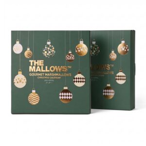 Mixed Caramel Filled marshmallows christmas calendar 2026 julekalender med karamelfylde, klassiske skumfiduser og belgisk chokolade Chocolate coated mallows emma bülow for mænd og kvinder