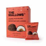 Dark Chocolate caramel filled mallows mørk chokolade orange appelsin skumfiduser gourmet marshmallows box The Mallows