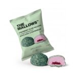Strawberry Filled Marshmallows White Chocolate & Watermelon — enkeltpakket flowpack med jordbærfyldte skumfiduser og hvid belgisk chokolade | The Mallows Emma Bülow
